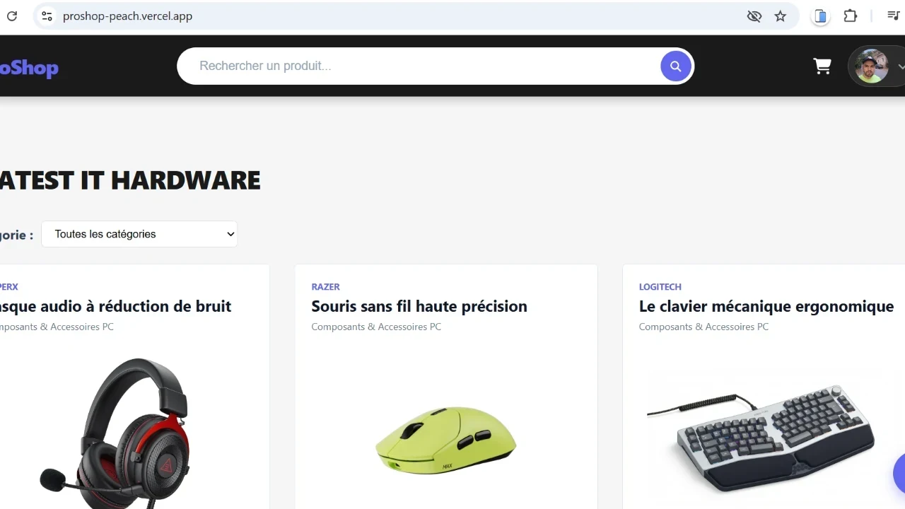 Création site e-commerce complet et moderne avec React et Node.js