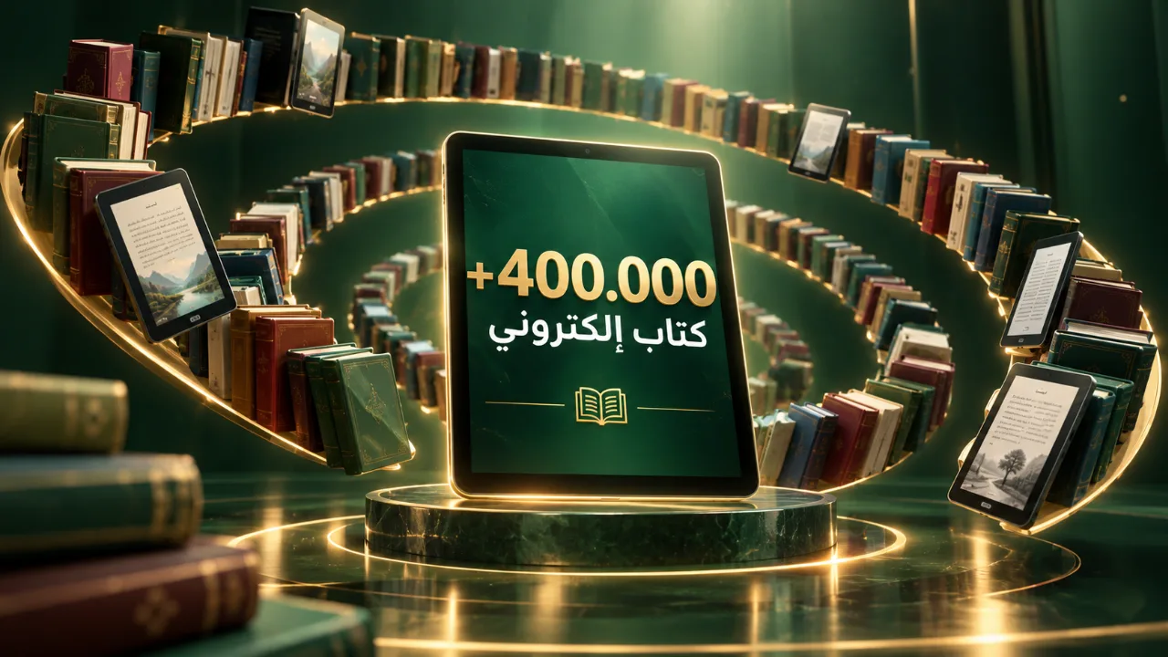 حزمة الكتب الإلكترونية 400.000+ كتاب مجهز في كل المجالات