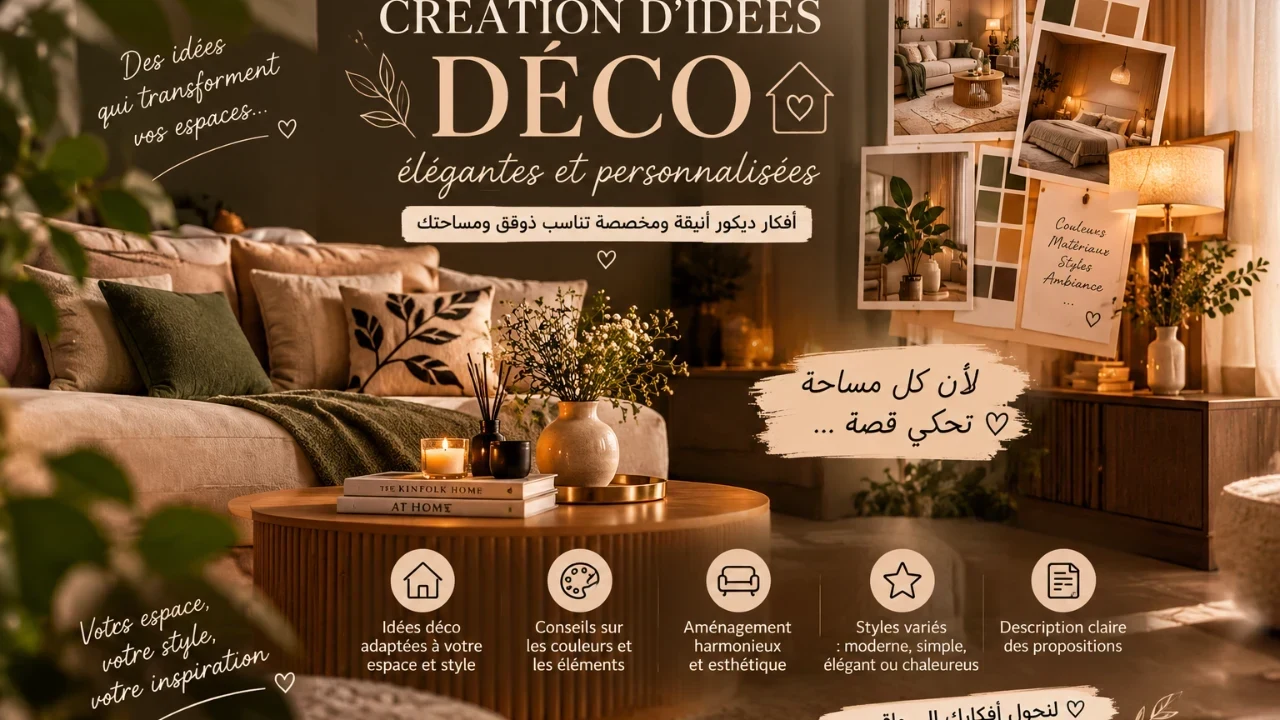 هل تبحث عن أفكار جديدة وأنيقة لتجديد ديكور مساحتك