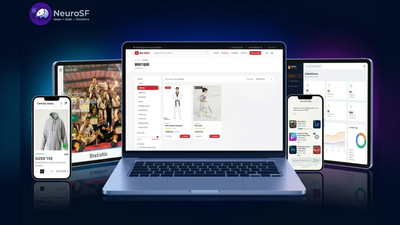 Je développerai pour vous un site web professionnel et responsive en utilisant React et Django.