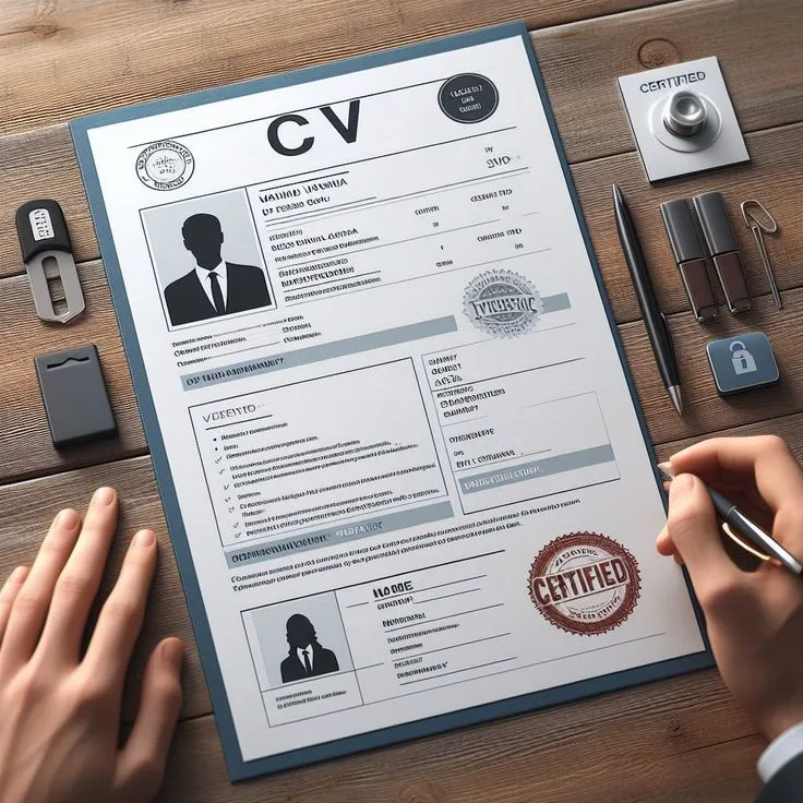 تصميم CV احترافي ومنظم