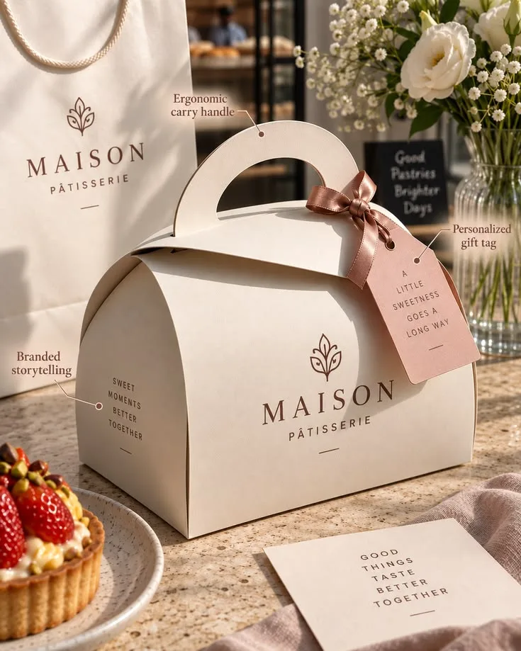 تصميم Packaging وتغليف أنيق للحلويات