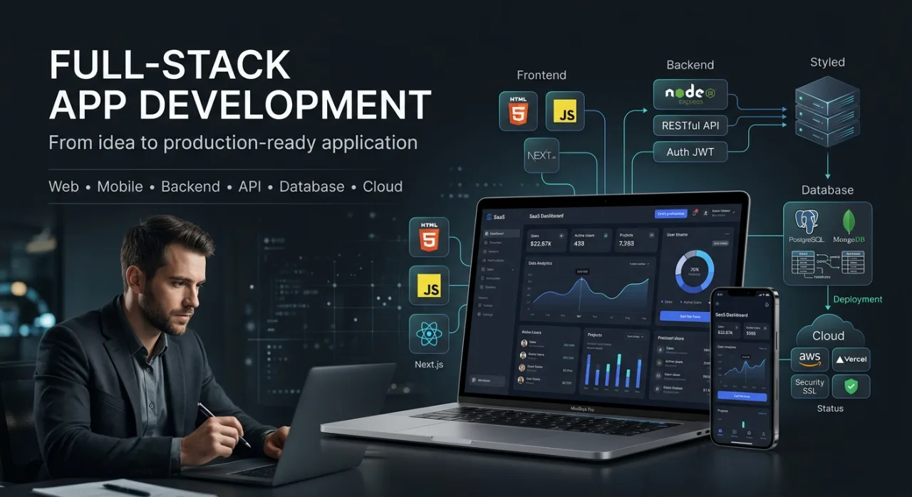 Création d'app Full-Stack selon vos besoins