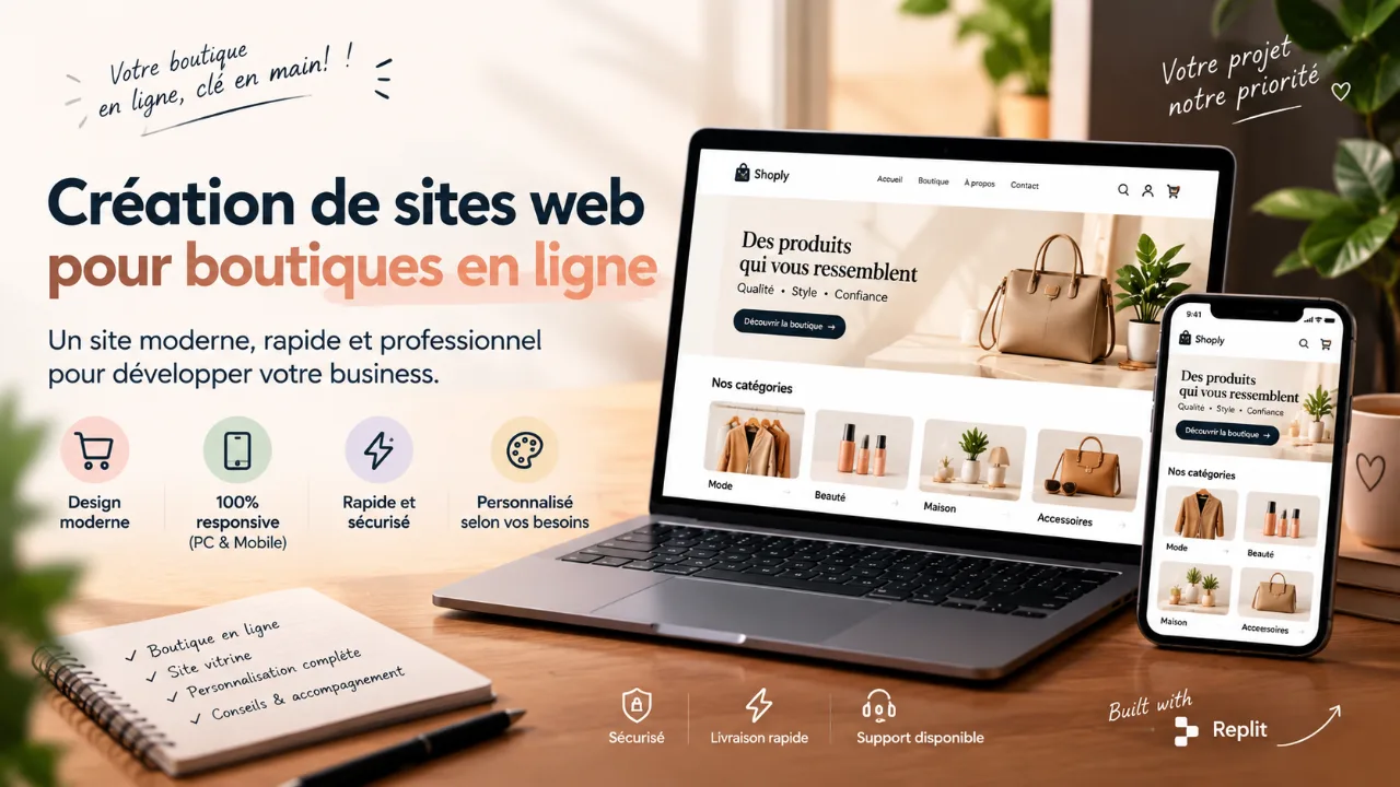 Je vais concevoir un site web pour vous, grâce auquel vous pourrez gérer votre projet.