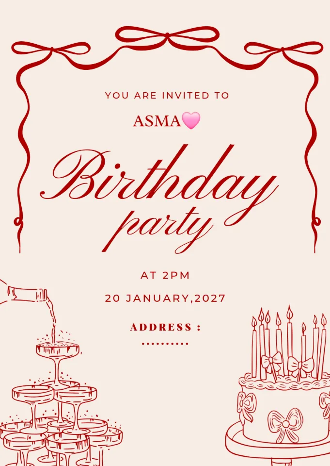 Carte d’anniversaire