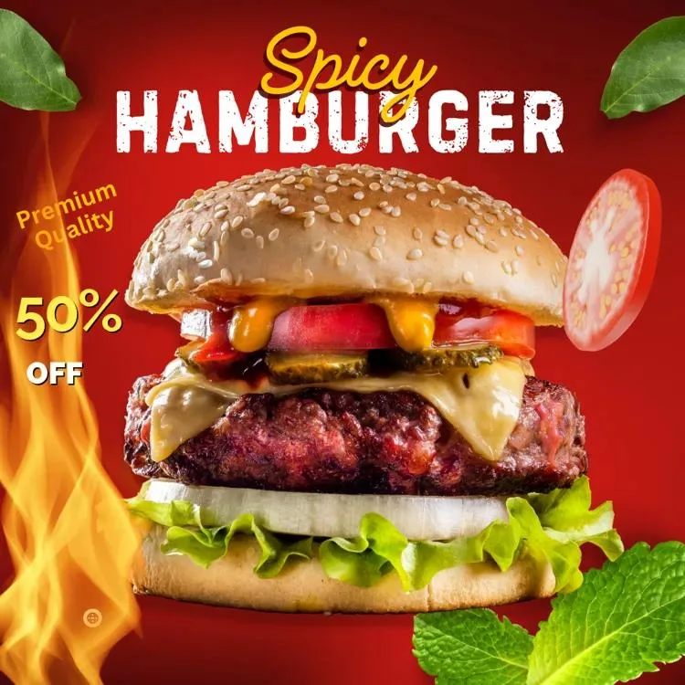 Hamburger spicy