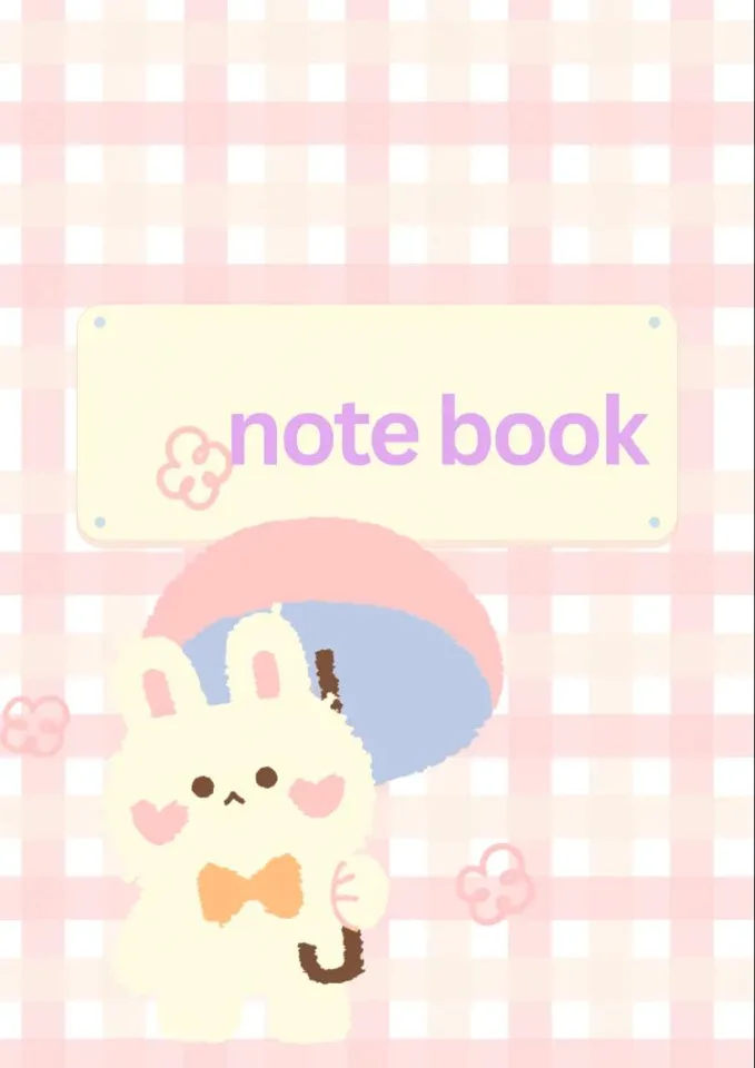 Cute note book girly