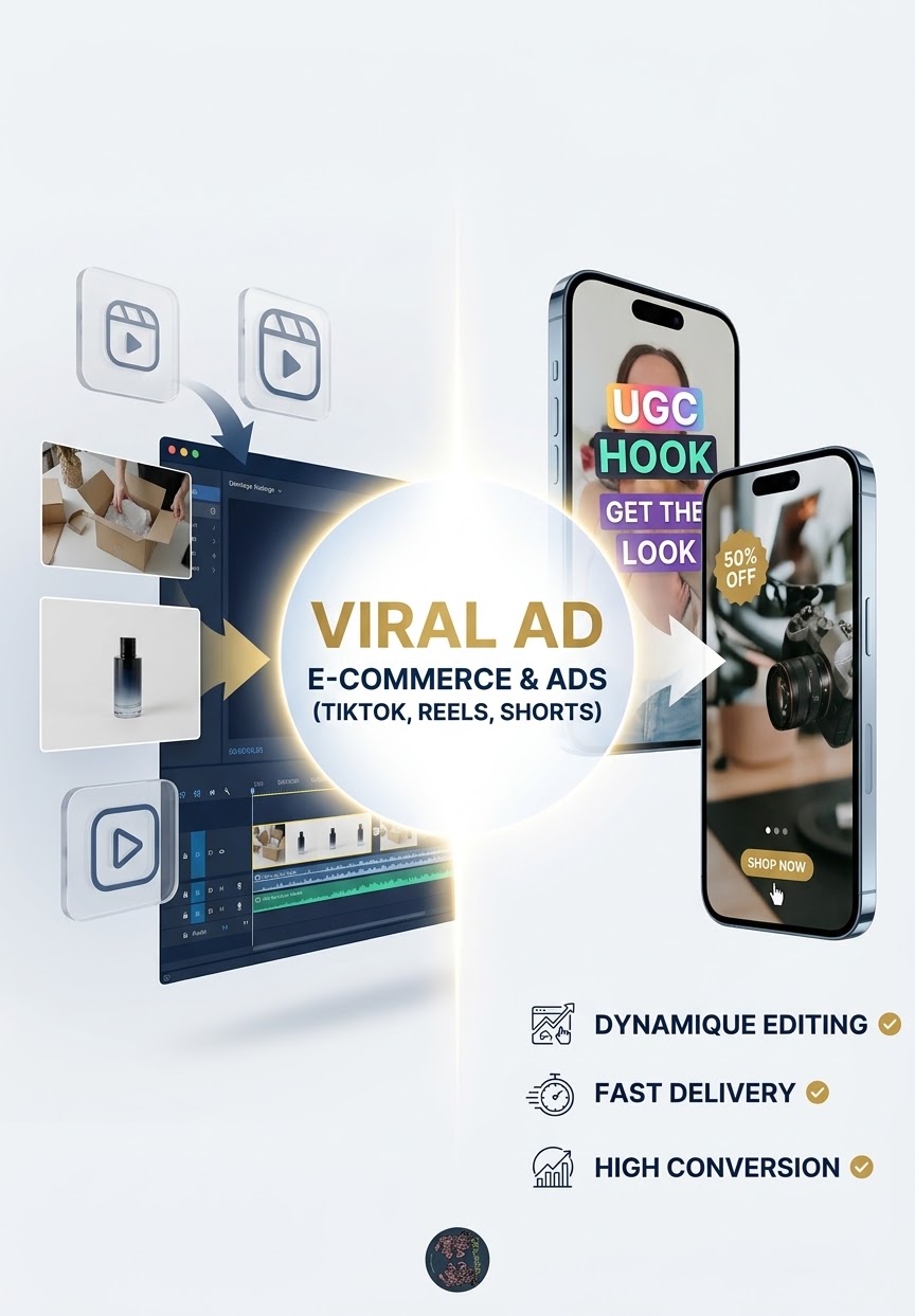 Montage vidéo pro et rapide E-commerce videos