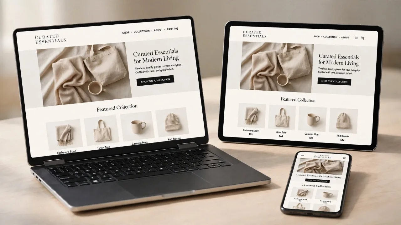 Création de site web moderne et responsive