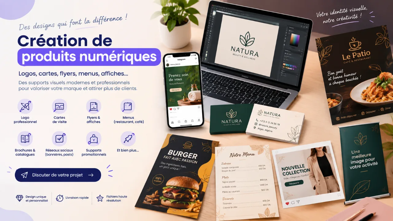 Création de Logo Professionnel & Identité Visuelle