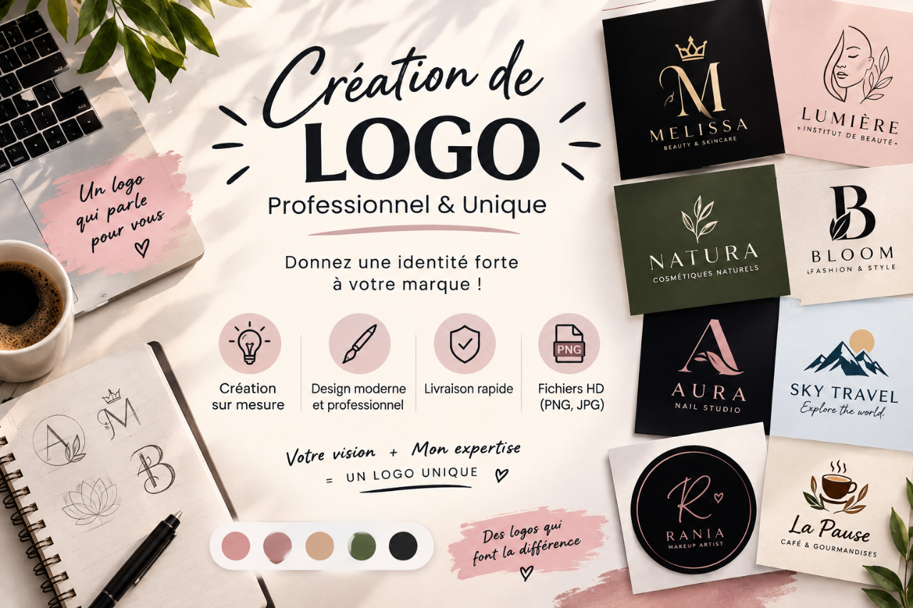 🎨 Création de logo professionnel