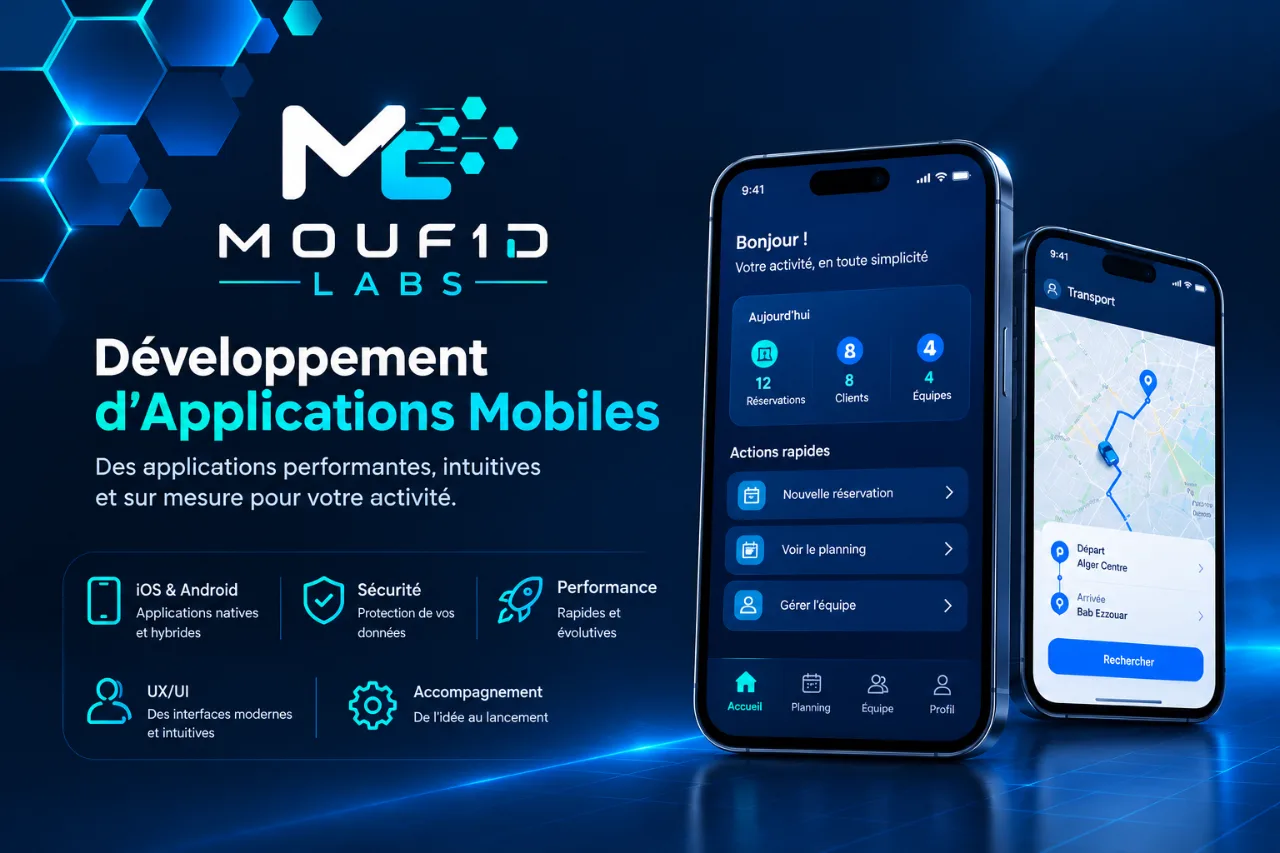 Développement Application Mobile (Android / IOS)